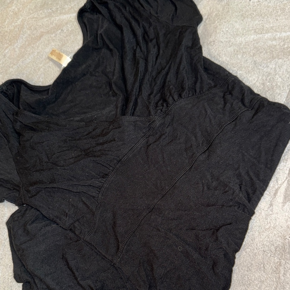 Black Short Sleeve Dress